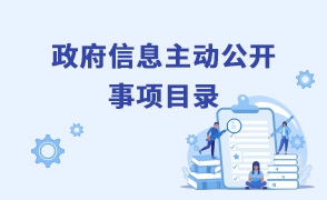 西丰县政府信息主动公开事项目录